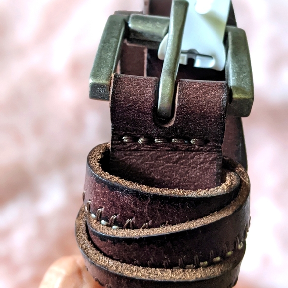 Time and Tru 100% Leather Belt S/M Brown - Picture 1 of 7